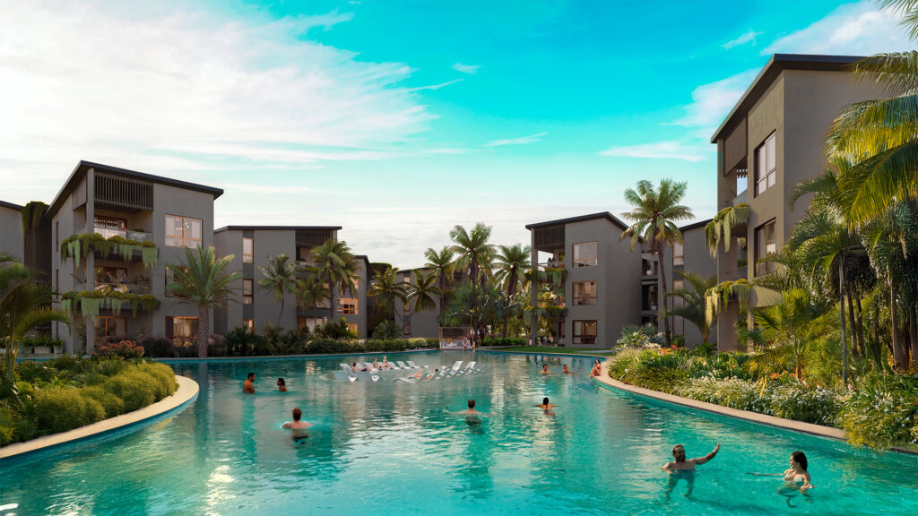 Apartamentos amueblados en primera linea de playa en Las terrenas