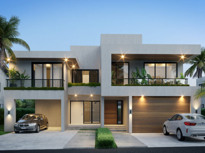 villas de lujo en Punta Cana con acceso a campo de golf y playa